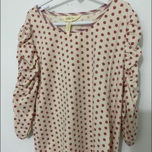 Girls Matilda Jane Ruffle shoulder shirt